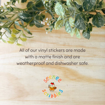 Pianist Hammy Sticker | Dishwasher Safe