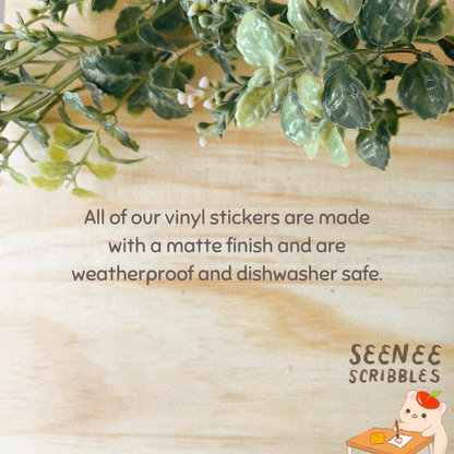 Grocer Hammy Sticker | Dishwasher Safe