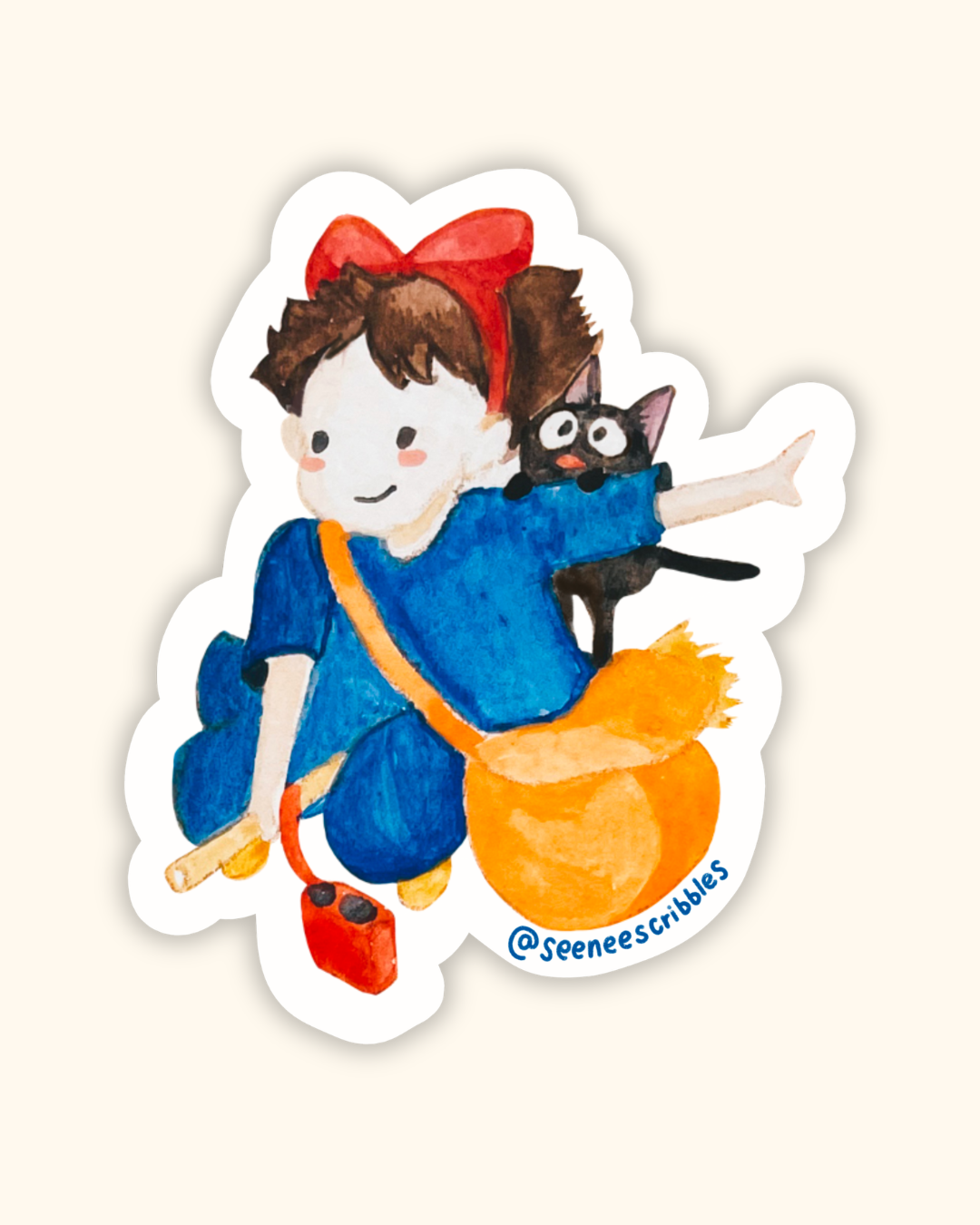 Kiki & Jiji Sticker | Dishwasher Safe