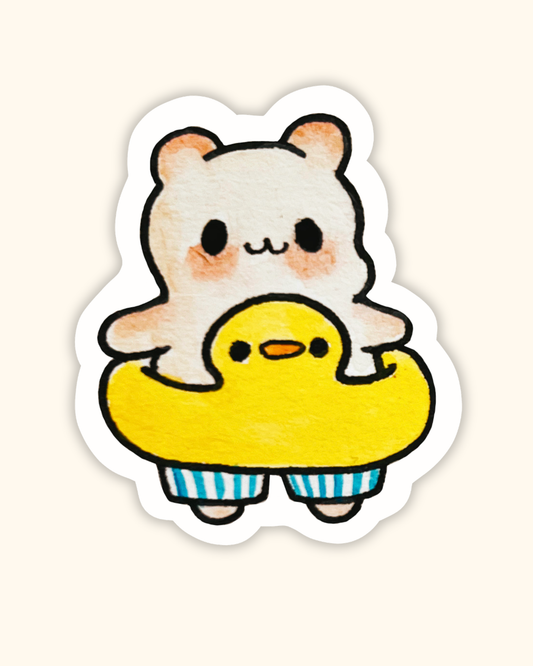 Beach Boy Hammy Sticker