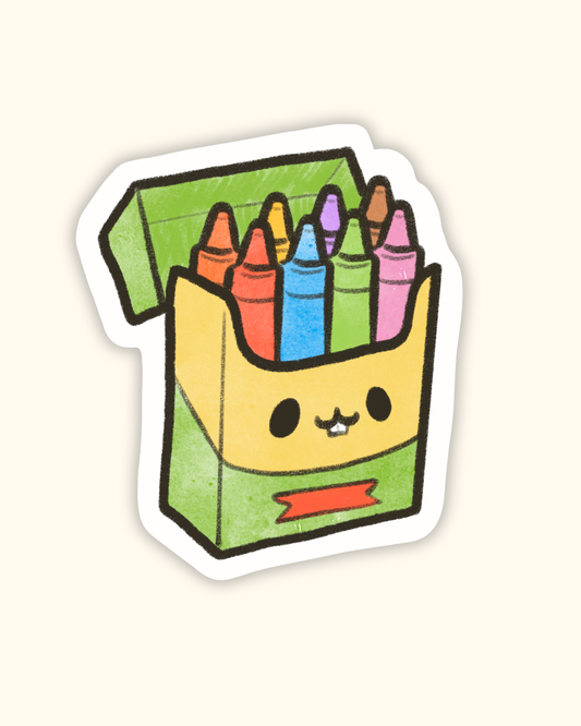Crayon Box Sticker