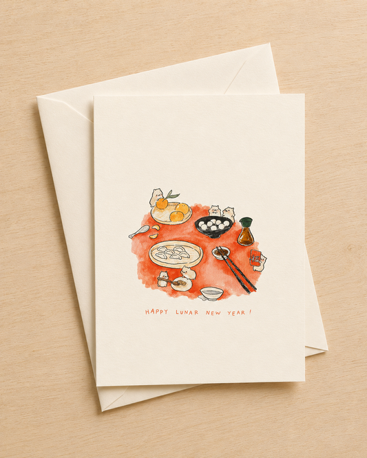 Happy Lunar New Year Greeting Card