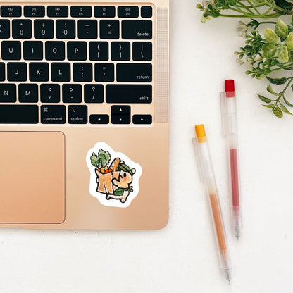 Grocer Hammy Sticker | Dishwasher Safe