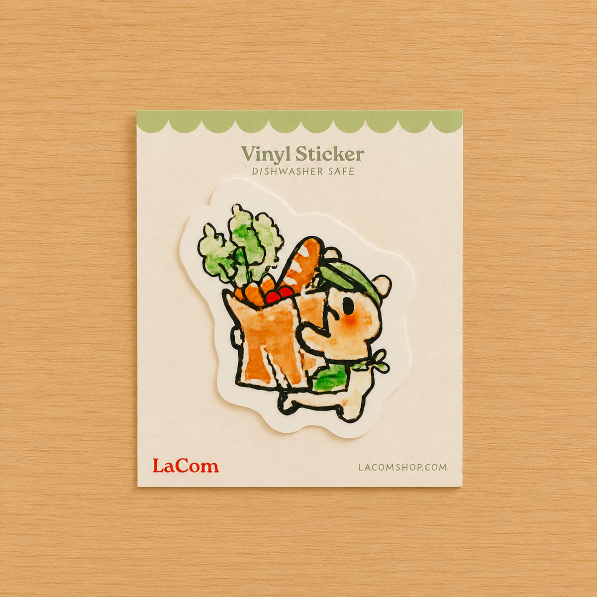Grocer Hammy Sticker | Dishwasher Safe