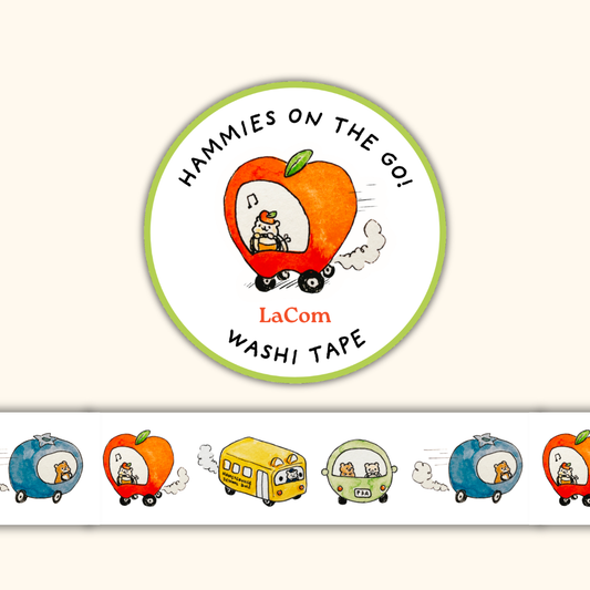 Hammies On the Go! Washi Tape • 1.5cm x 5m