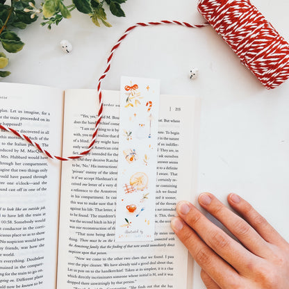Christmas Bits and Bobs Watercolor Bookmark
