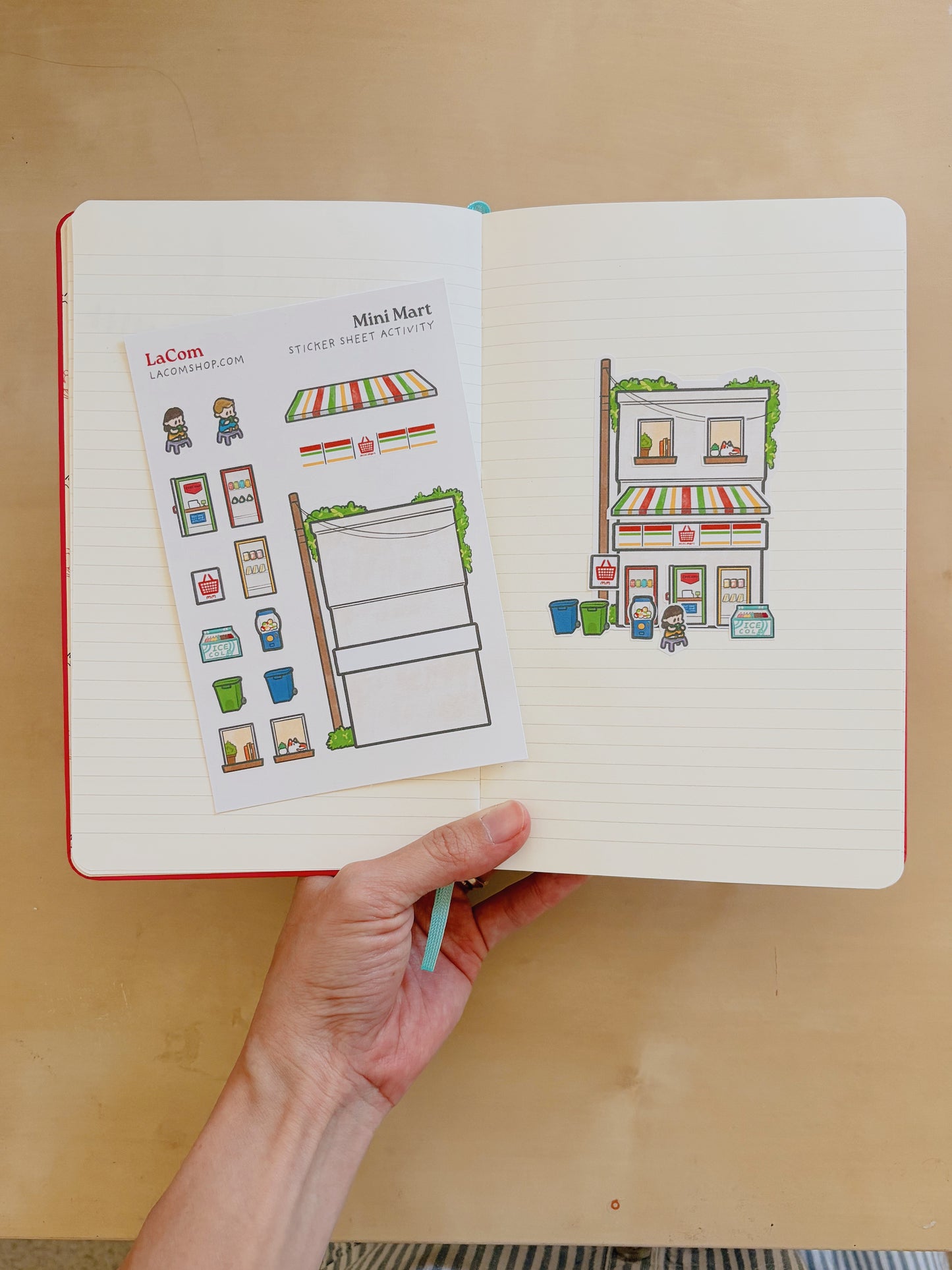 Mini Mart Sticker Sheet Activity